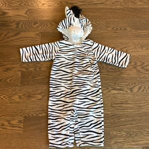 Pottery Barn Kids zebra costume size 6-12 months